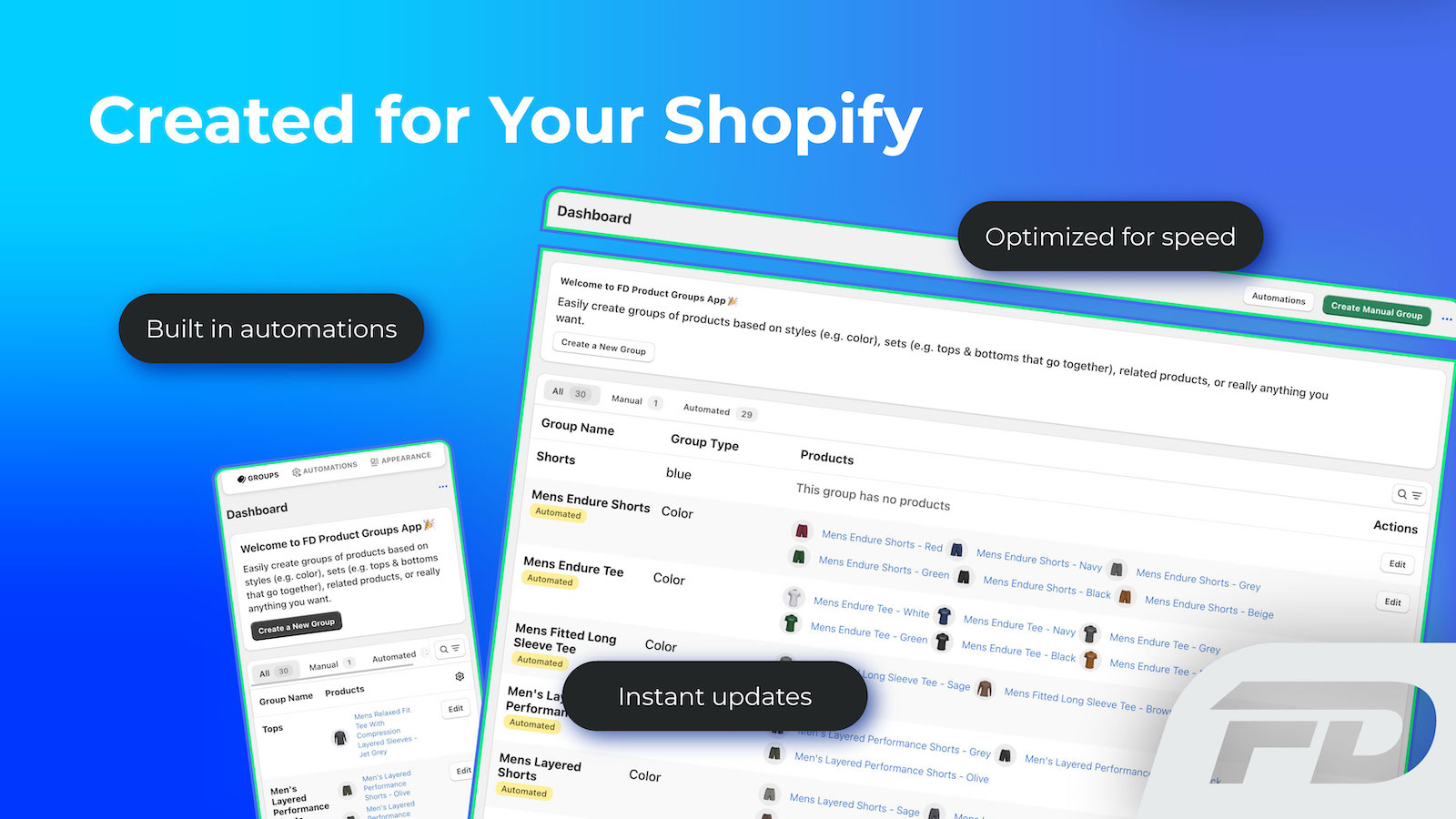 Criado para o seu Shopify