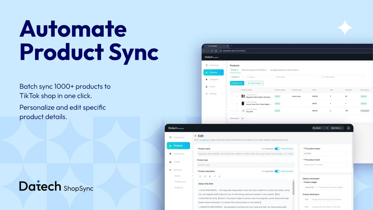 Automate Product Sync