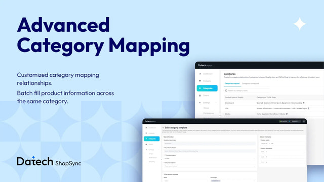 Advanced Category Mapping