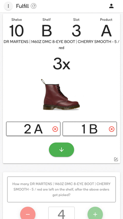 Pick multiple orders & real time inventory checks