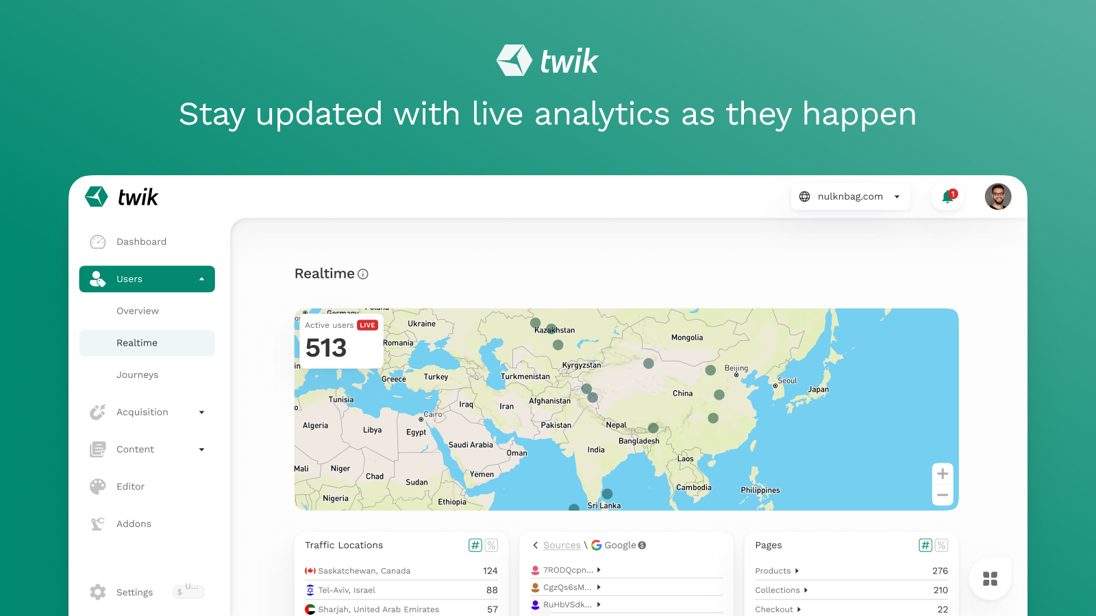 Bleiben Sie mit Live-Analysen auf dem Laufenden, während sie stattfinden