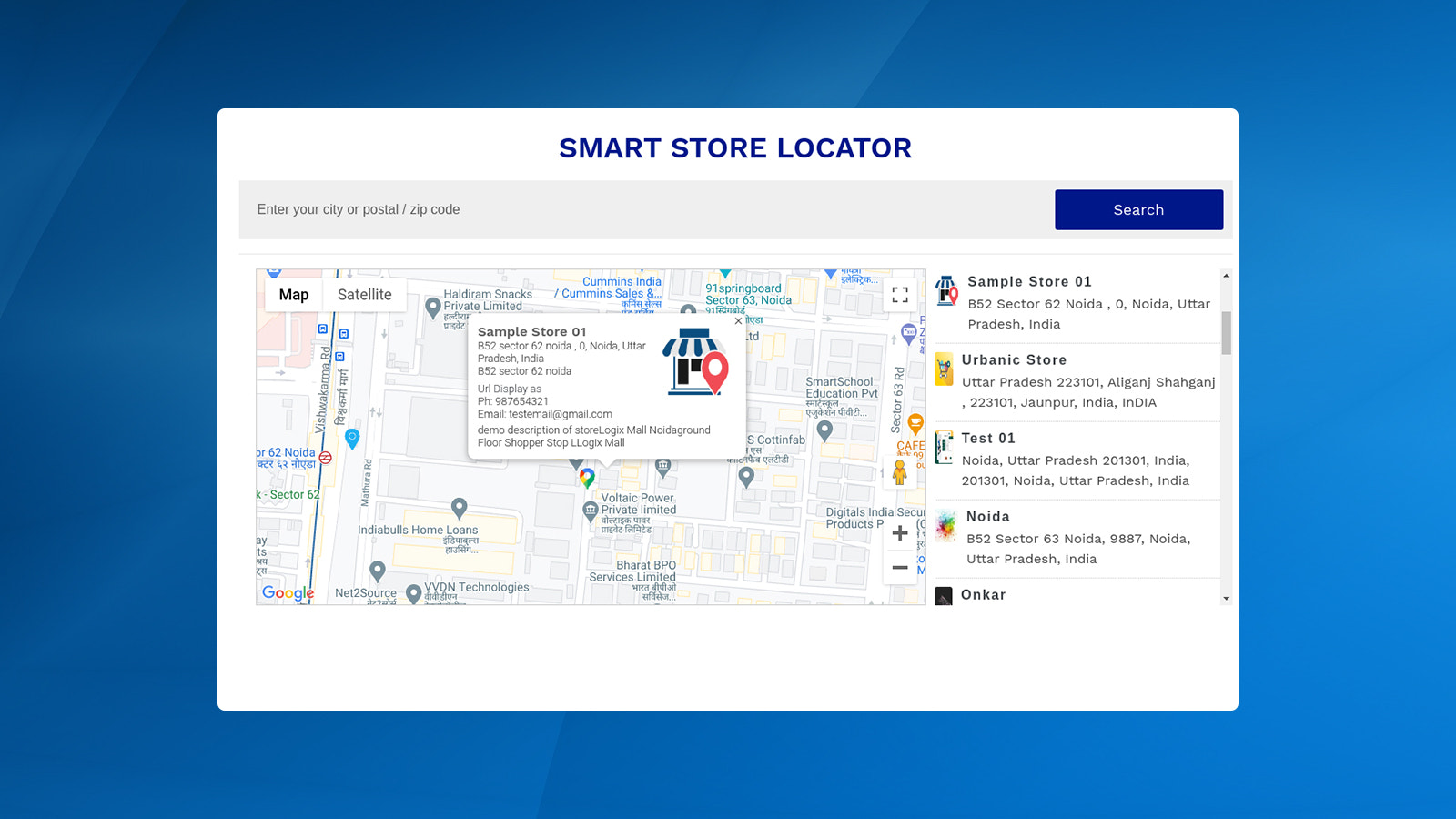 Smart Store Locator