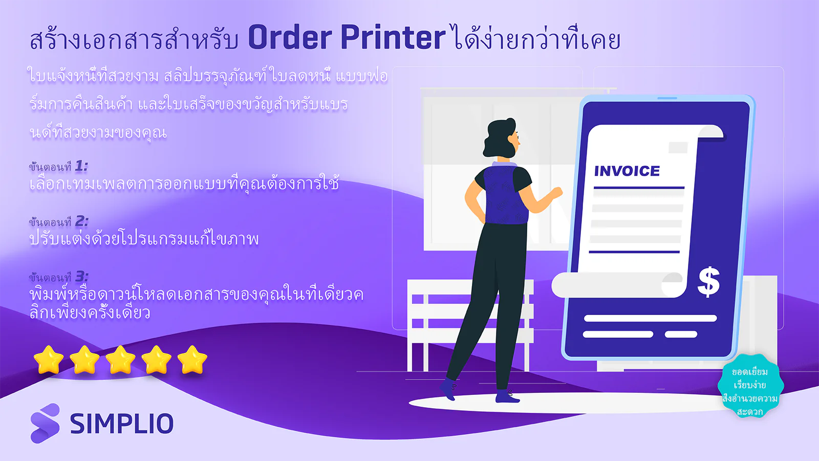 สั่งซื้อแม่แบบเครื่องพิมพ์