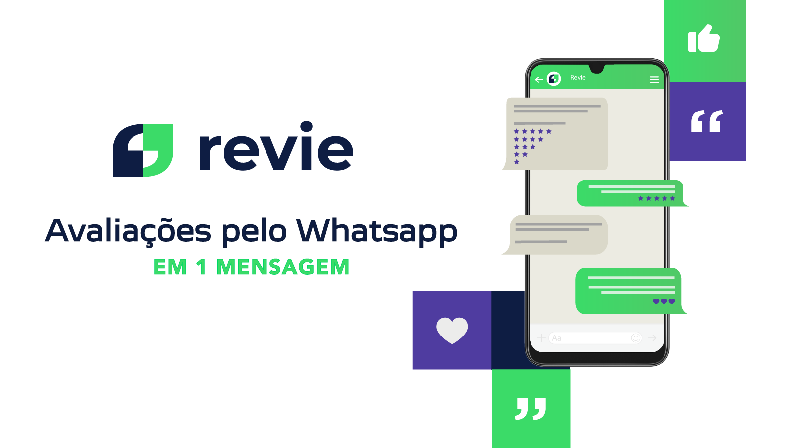 Avaliações pelo Whatsap