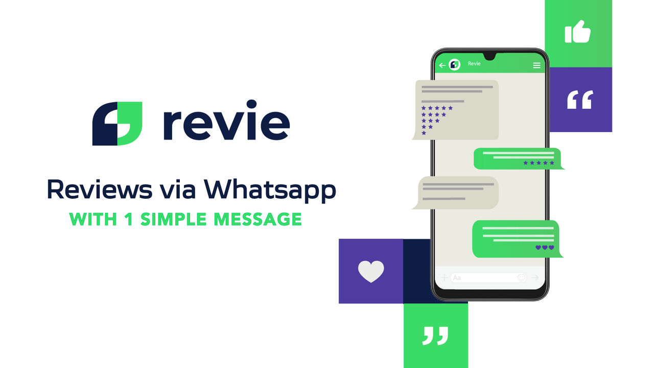 Reviews via Whatsapp messages 