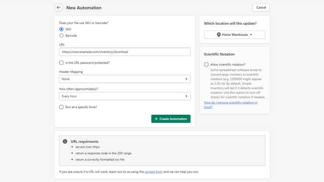 Automatisering Configuratie