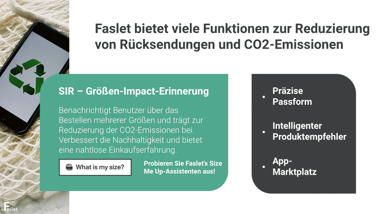 Informationen über Rücksendungen und Klimaauswirkungen