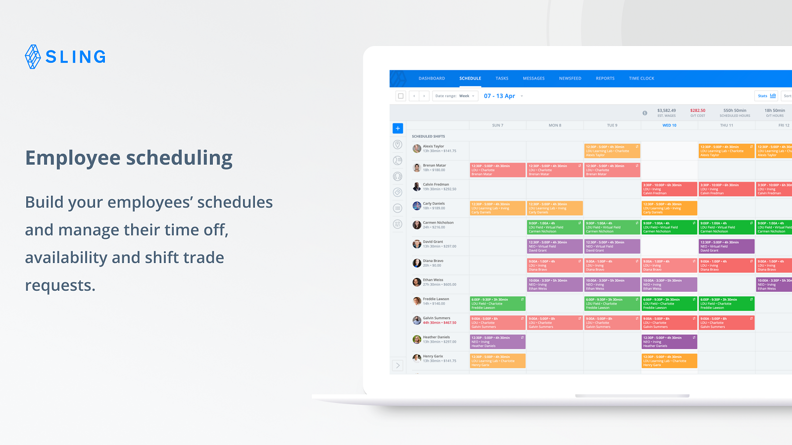 Sling: Scheduling & Time clock Screenshot