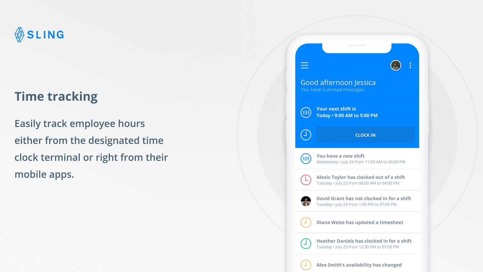 Sling: Scheduling & Time clock Screenshot