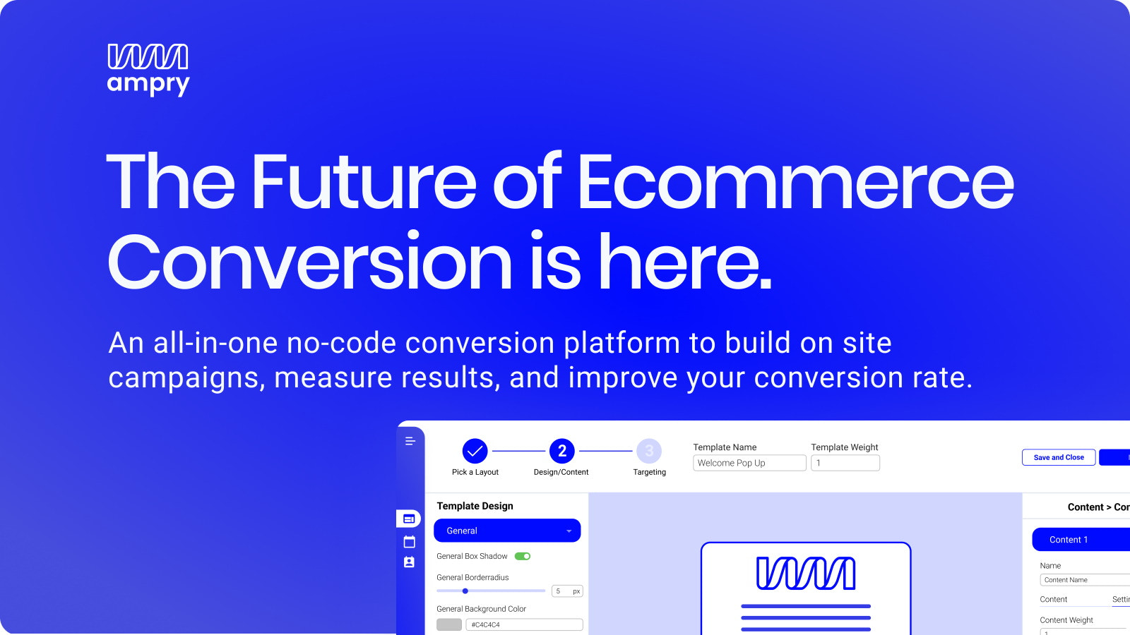 L'avenir de la conversion Ecommerce est ici.