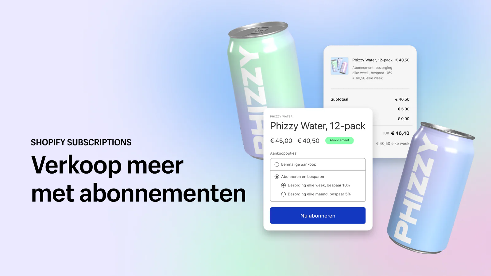 Verkoop meer met abonnementen