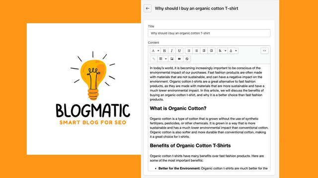 poste como postagem de blog e modifique