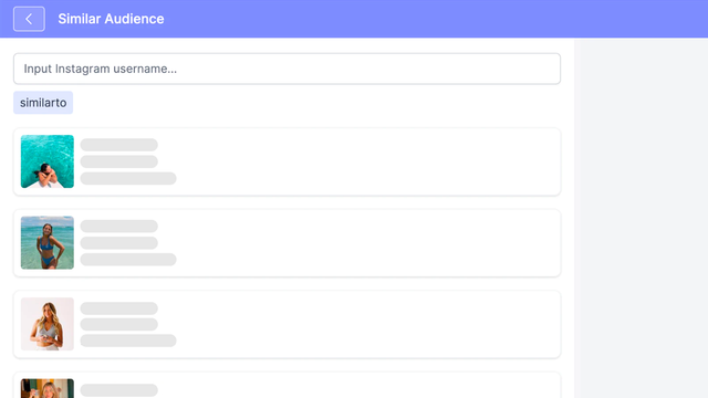 Perfiles de Audiencia Similar con alta superposición de seguidores