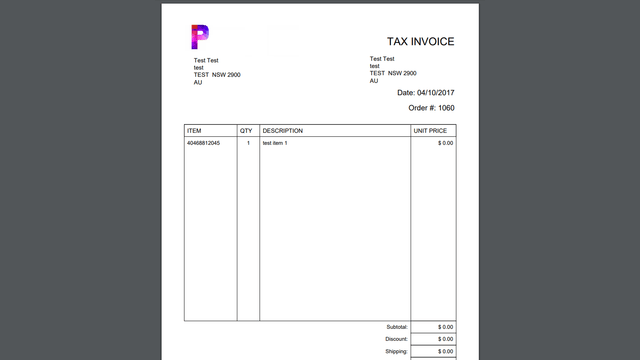 Generate Invoices