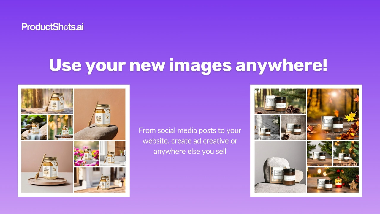 Usa tus nuevas imágenes en cualquier lugar
