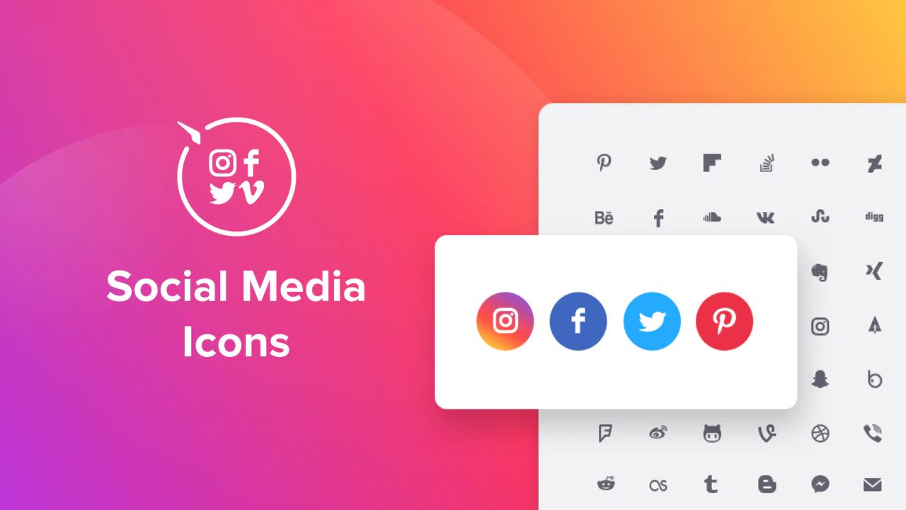 Iconos de Redes Sociales para Shopify por Elfsight