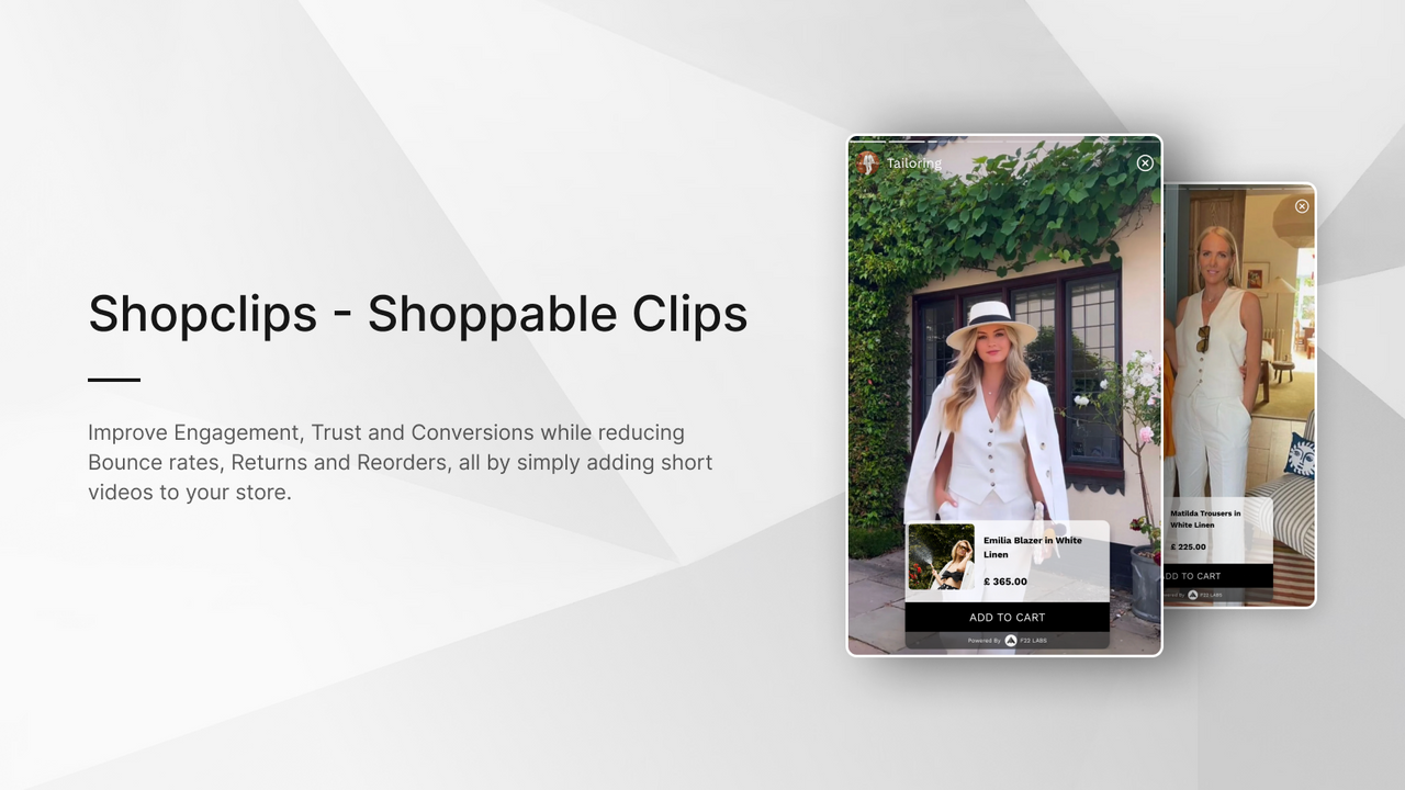 Shopclips Shoppable Videos UGC Screenshot