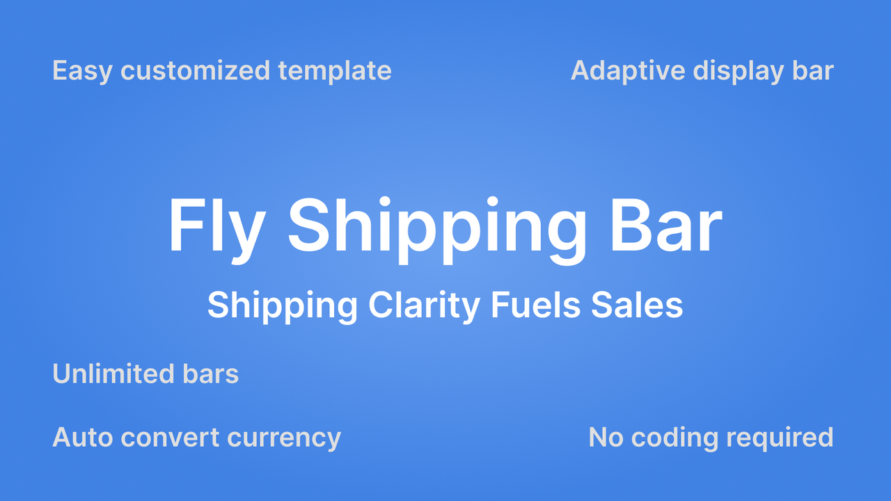 Fly: Free Shipping Bar Screenshot