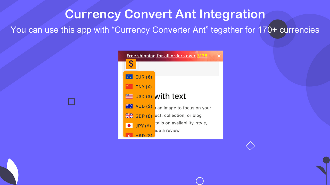 Valutaomregning Ant-integration