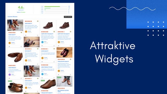 Attraktives Widget-Design