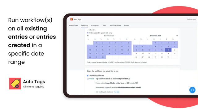 Backdate workflows om bestaande items te taggen