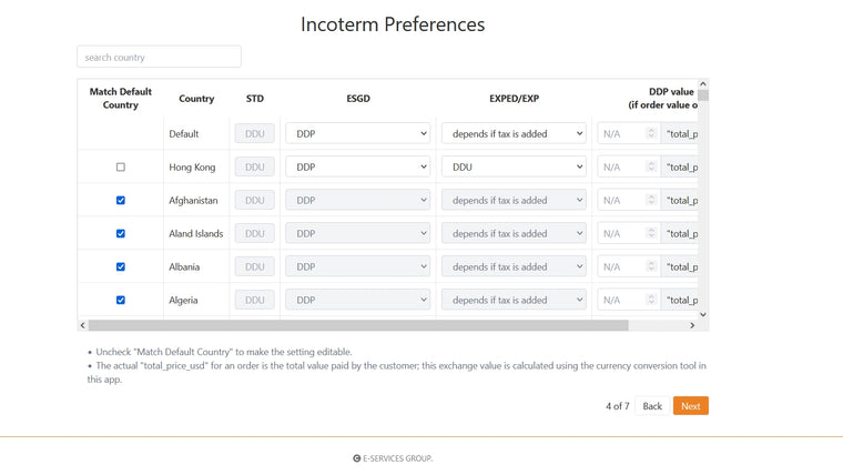 KerryESG Global Fulfillment Screenshot