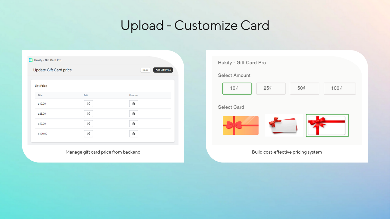 Upload Or Customize Card