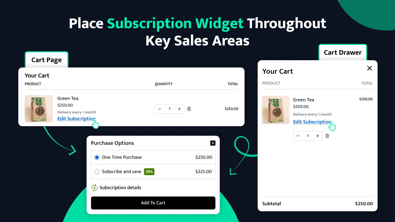 Utterbond Subscriptions Screenshot