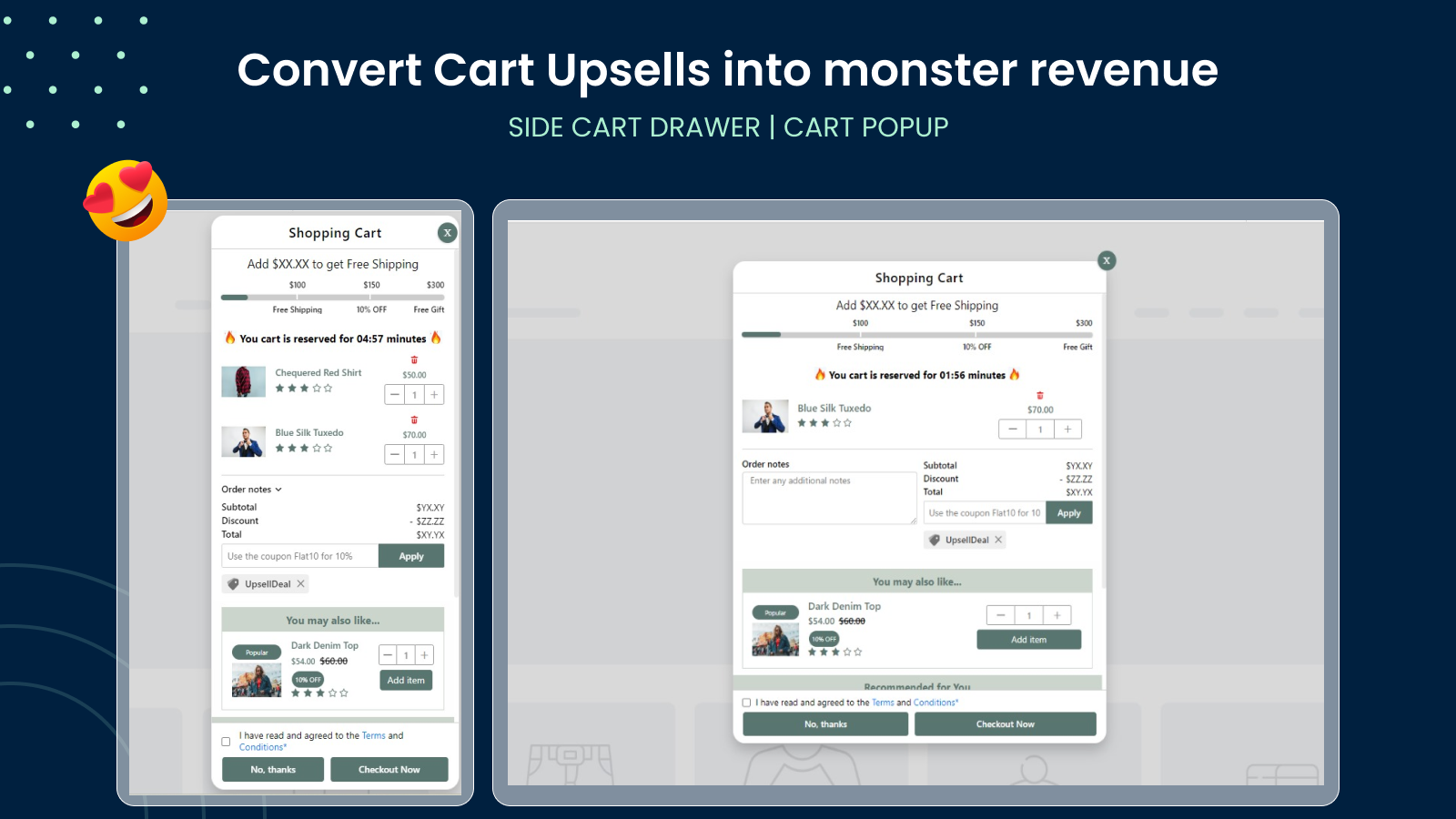 Quick Upsell‑‑Mini Cart Drawer Screenshot