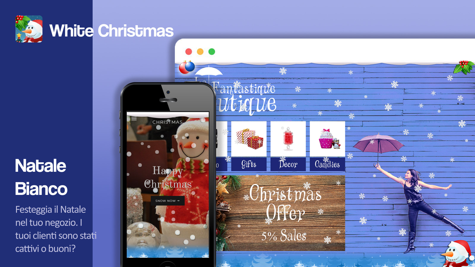 Bianco Natale – panoramica app