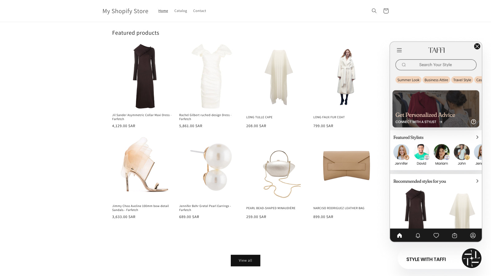 Personalized styles and stylists for your users.