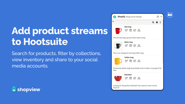 Integrer dine butikker med Hootsuite streams