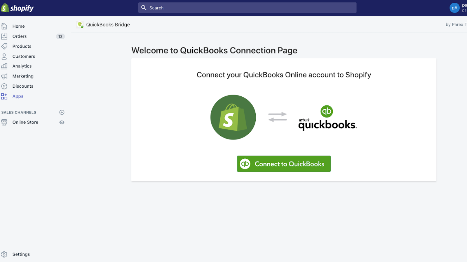 shopify quickbooks desktop app