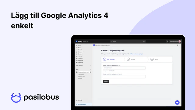 Lägg till Google Analytics 4 enkelt