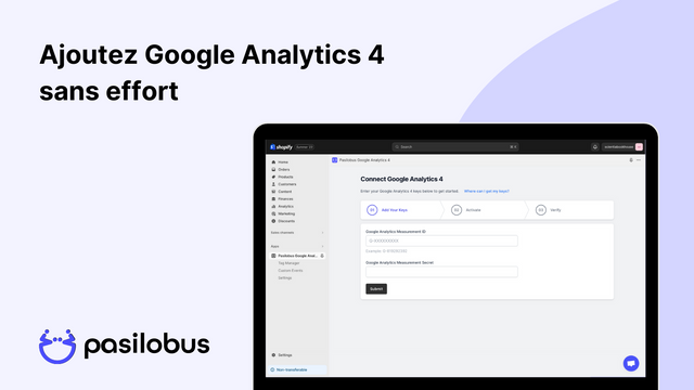 Ajoutez Google Analytics 4 sans effort | GA4 Analytics