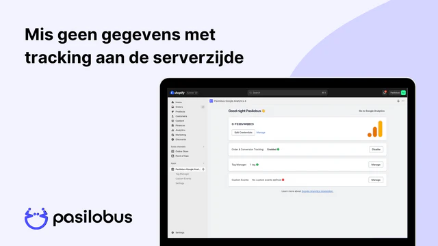 Mis geen gegevens met tracking aan de serverzijde