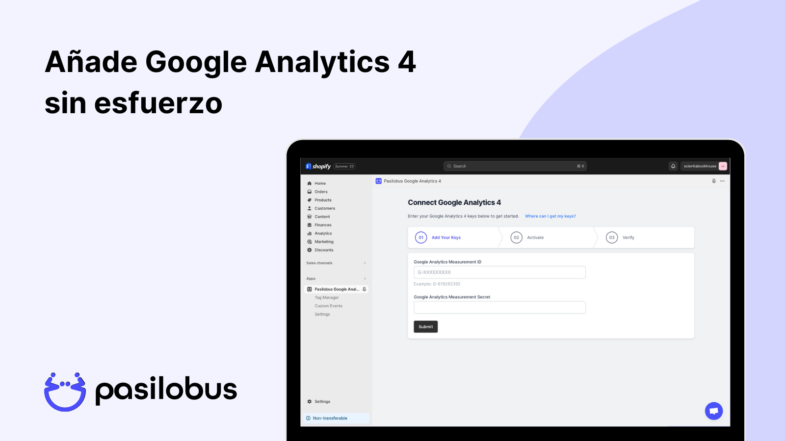 Añade Google Analytics 4 sin esfuerzo