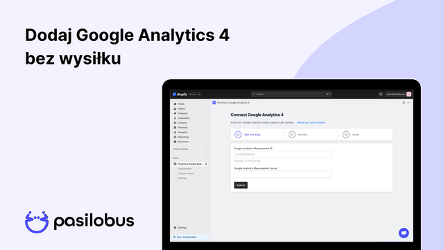 Dodaj Google Analytics 4 bez wysiłku