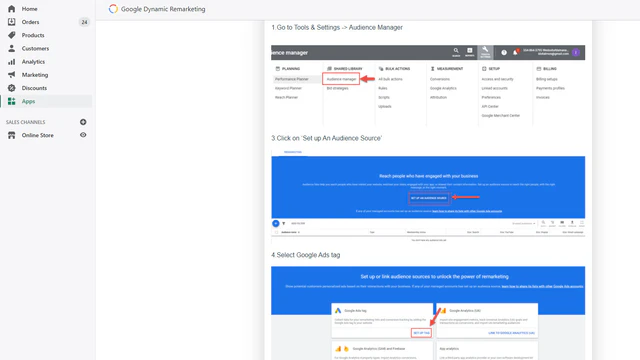 Google Dynamic Remarketing Anweisungen