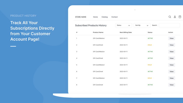 Webkul Product Subscriptions Screenshot