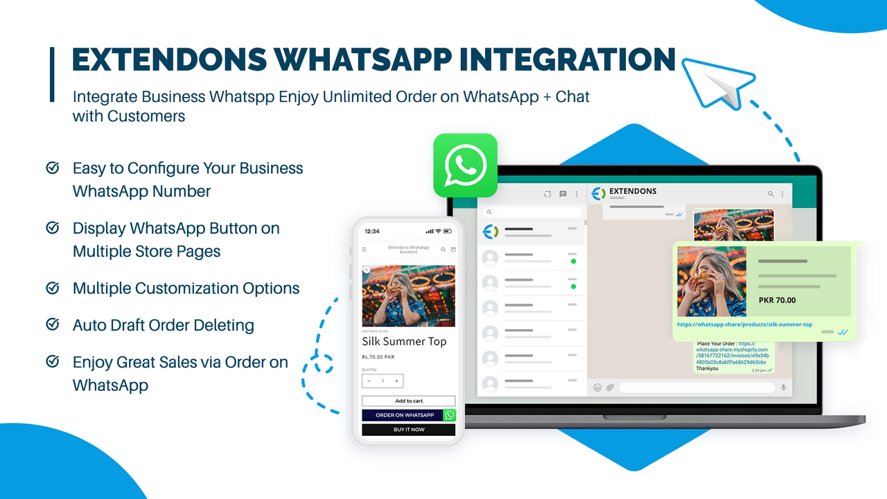 Extension de l'intégration Whatsapp
