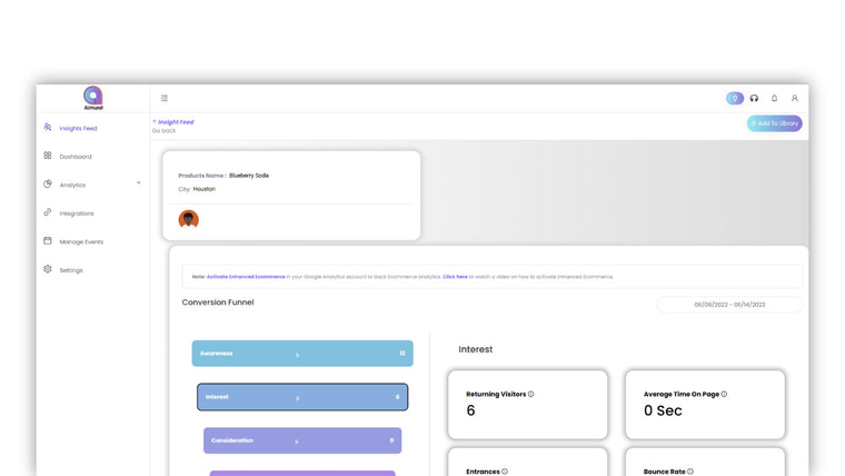 Almund‑Customer Data Platform Screenshot