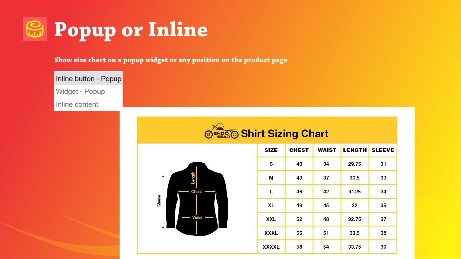 Sizing Charts: How to Make a Size Chart for your Retail Business