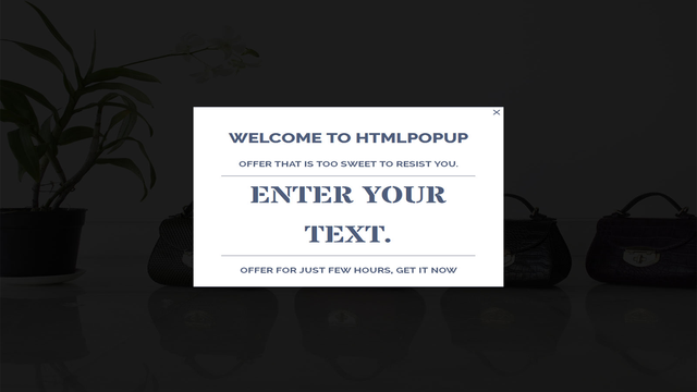 démo popup html3