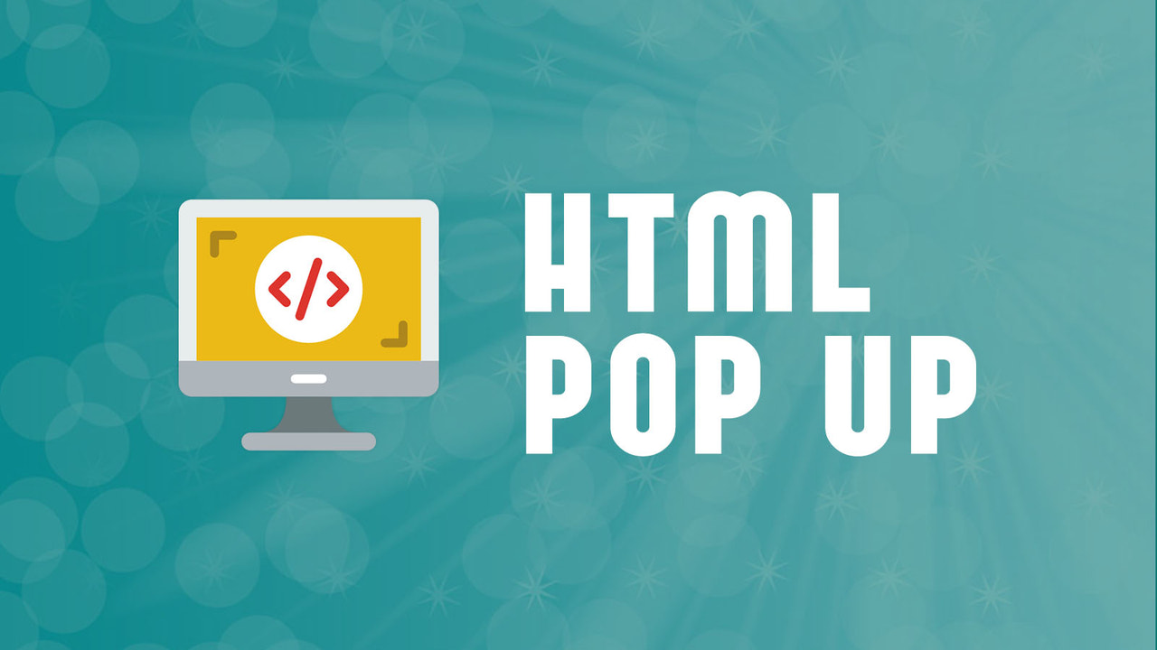 HTML Pop up