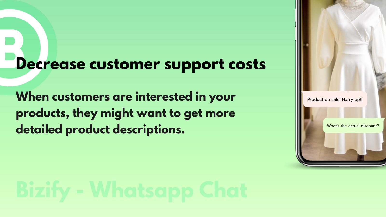 Whatsapp Chatt för Shopify Butik