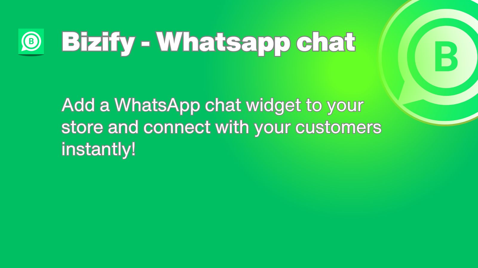 Bizify ‑ WhatsApp chat Screenshot