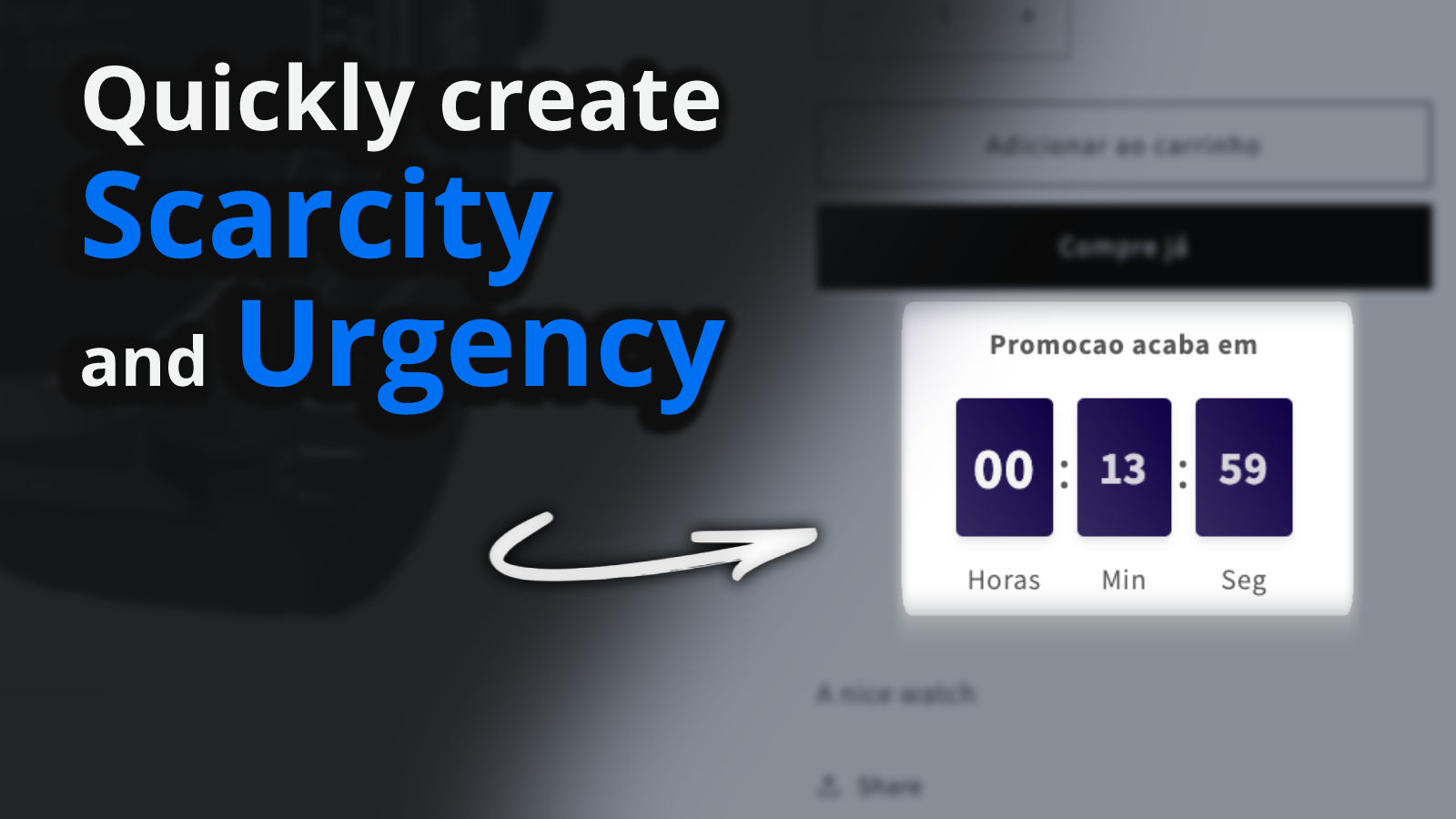 Scala Urgency Countdown Timer Screenshot