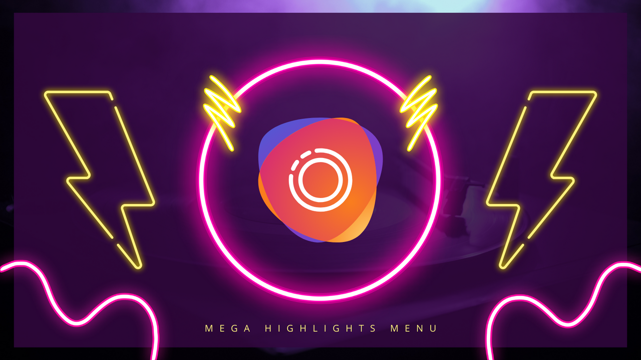 Mega Highlights Menu - 简化购物体验