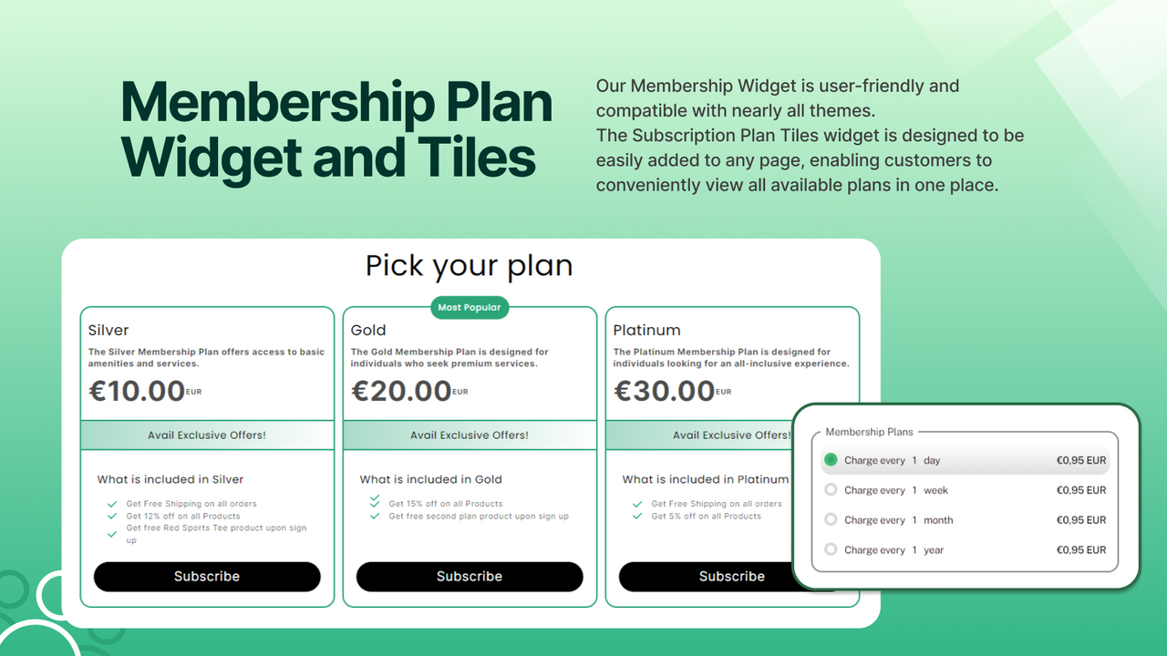  Plan widget og fliser